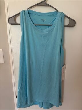 Athleta Light Blue Ease In Tank Top, size Large, NWT